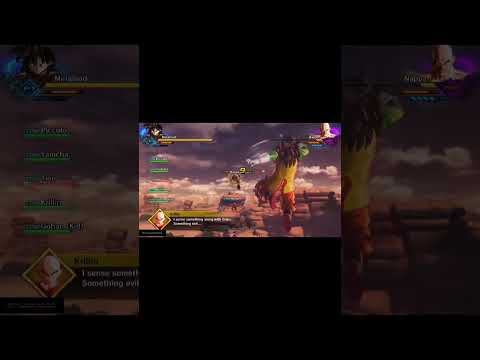 Domination of Nappa in Dragon Ball Xenoverse 2 with less damage #4kgameplay #ytshorts #ytgamer