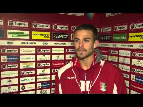Reactie Christian Santos na afloop van Telstar - N.E.C.