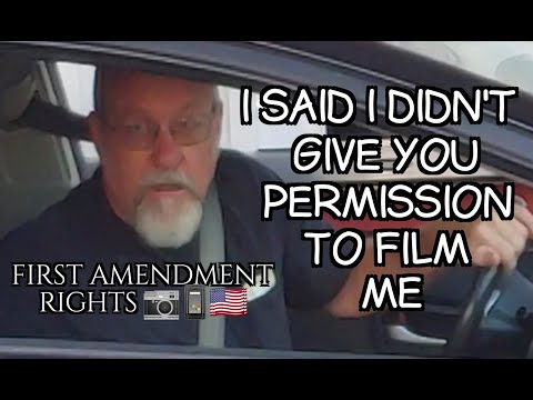 "I Said I Don't Give You Permission To Film Me"  #FirstAmendmentRights 📷📱🇺🇸