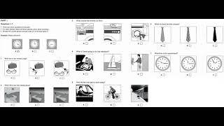 Listening B1, PET 3, Test 1, Part 1