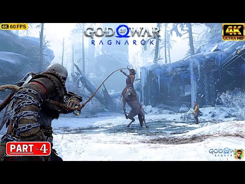 GOD OF WAR RAGNAROK - Gameplay Walkthrough PART 4 [ 4K 60FPS PC ] - No Commentary ( FULL GAME )