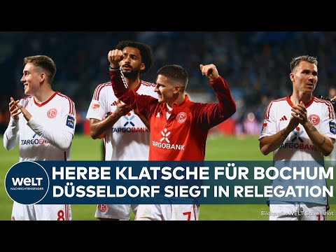 BUNDESLIGA: VfL Bochum droht der Abstieg! Fortuna Düsseldorf holt Sieg in Relegation
