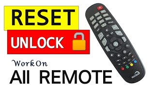 Reset LED TV Remote Control | Tv Remote Control Not Operating Properly Or Not Respond How To Fix