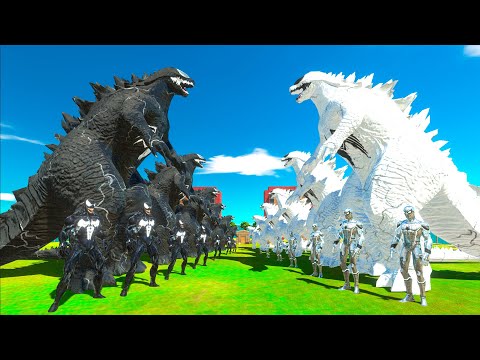 What If EVOLUTION of Venom Godzilla x Venom VS Anti-Venom Godzilla x Spider-Man Size Comparison