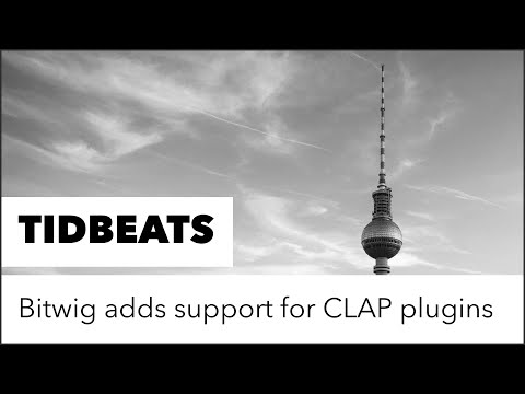 Bitwig adds support for CLAP plugins