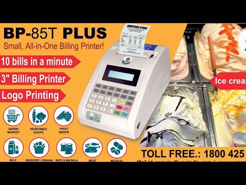 WeP BP 85T Plus Billing Machine