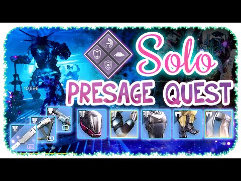 Solo Flawless Presage Exotic Quest - Titan - All Blue Gear & Weapons Only - Destiny 2 Commentary