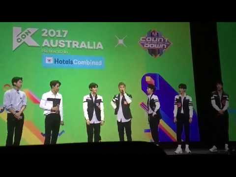 CHEN speaking in English during KCON Australia 09222017