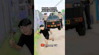 Download lagu EVIL POLICE CAR PART 2!! Telolet Bus Horn Prank #shorts #basuri mp3