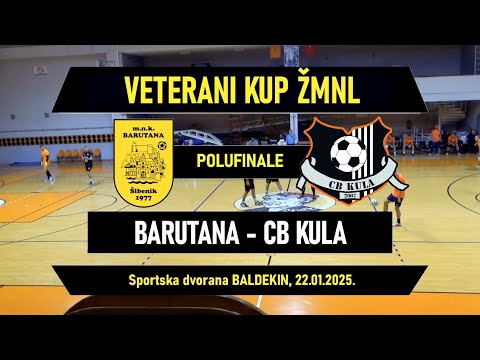 VETERANI KUP ŽMNL: BARUTANA - CB KULA 5:7, 22.01.2025.