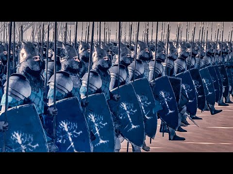 Dol Amroth VS Mordor | The Huge Cinematic Battle | Total War Attila