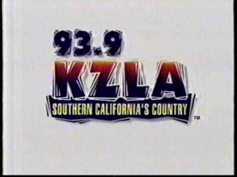 1997 KZLA FM 93.9 Southern California's Country "says what it does" Los Angeles Local TV Commercial