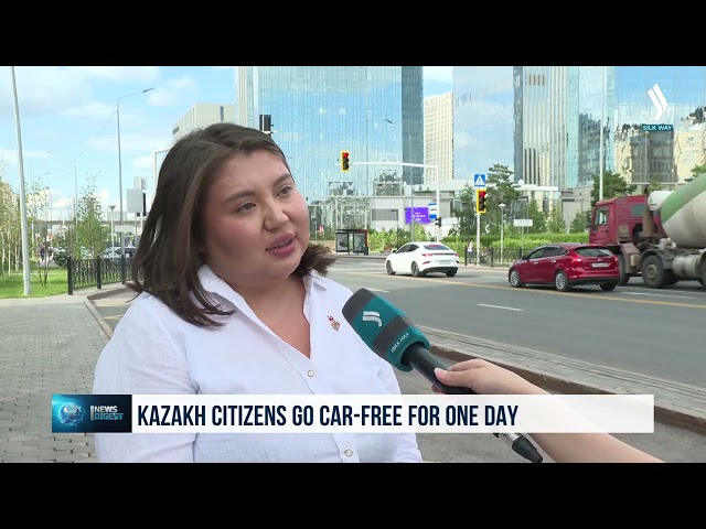 Казахстанцы провели один день без автомобиля