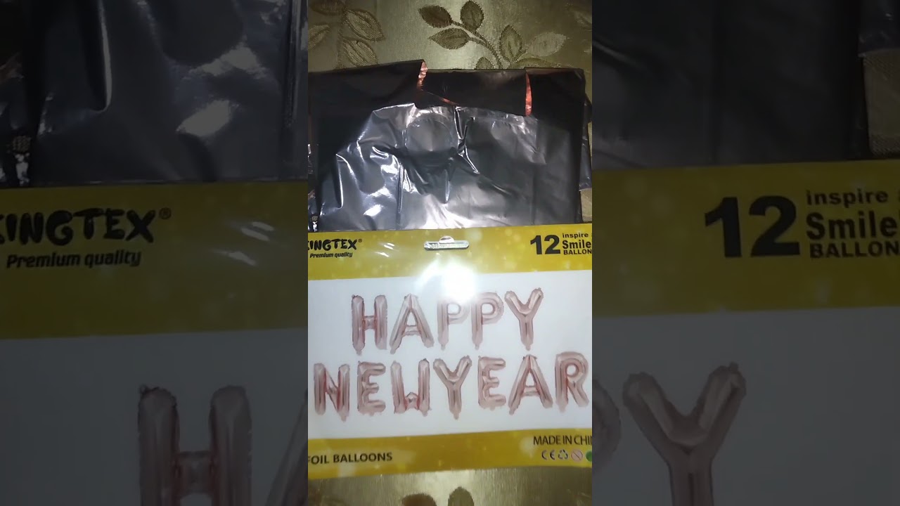 #foil balloons for the new year 2025#so happy#shortvideoviral#ytshort