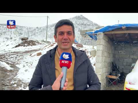 بەڤیدیۆ.. بەفر دیمەنێکی جوانی بە سروشتی ناوچەکە بەخشیوە