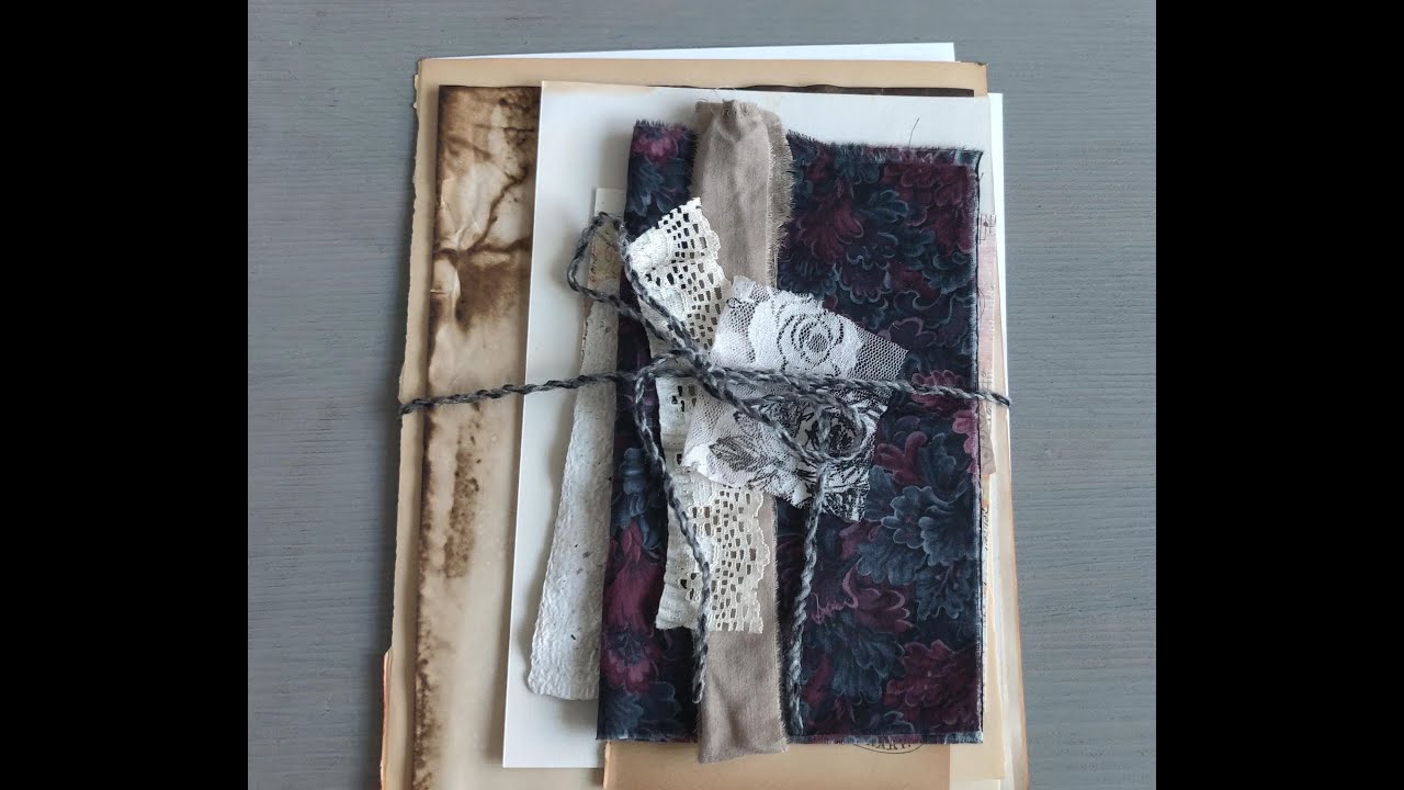 Dark Academia Journal kit bundle overview #JunkJournal #DarkAcademia