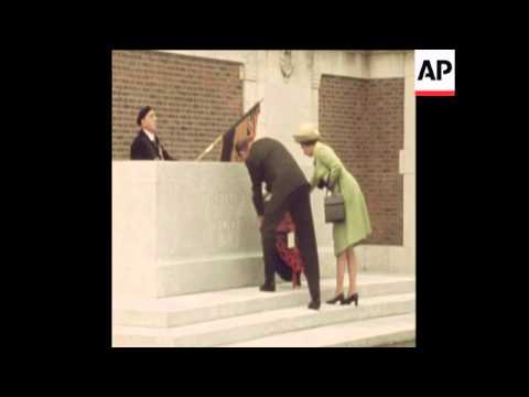 SYND 19-5-72 QUEEN ELIZABETH II IN ROUEN