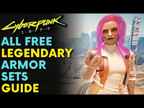 Cyberpunk 2077 - ALL FREE LEGENDARY ARMOR SETS | Legendary Clothes (Locations & Guide)