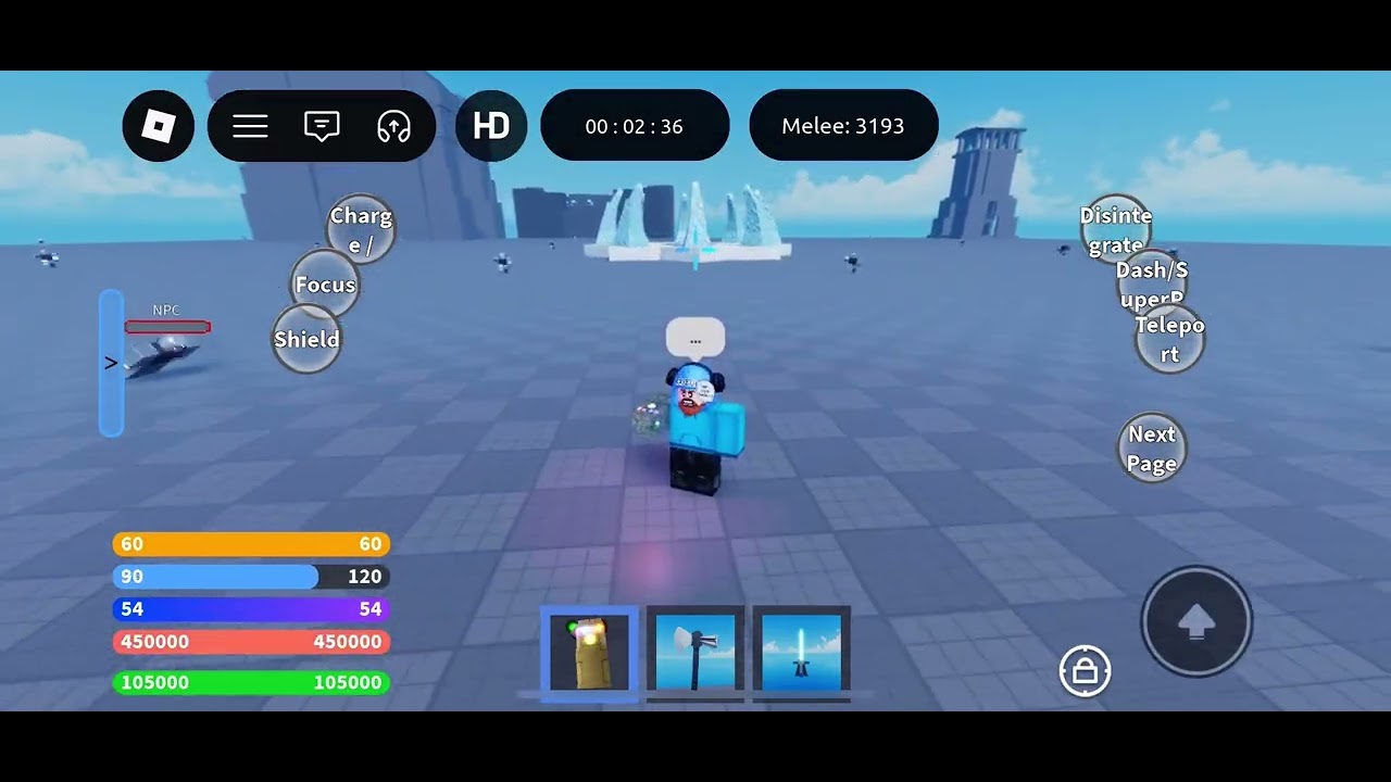 Upgraded Infinity Gauntlet Showcase in Thanos Simulator!