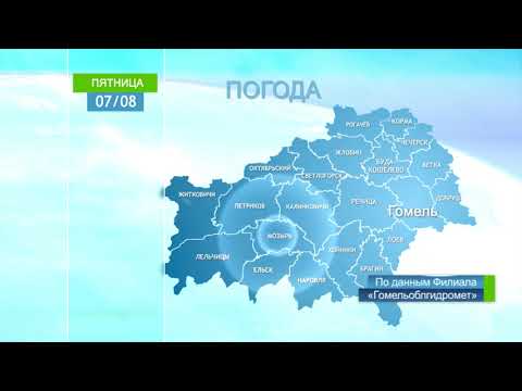 Погода в Гомеле и Гомельской области 7 августа видео