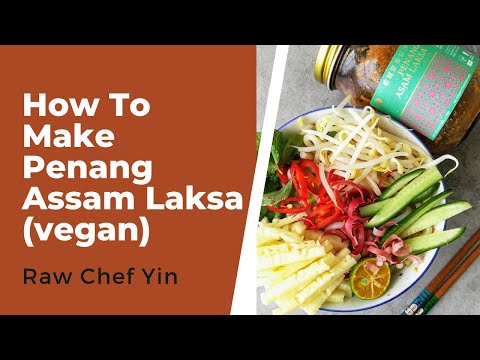 How To Make Penang Assam Laksa using Pinxin // What I Eat As a Vegan