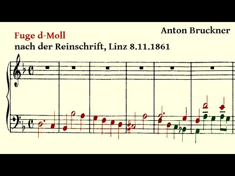 ANTON BRUCKNER (1824–1896): Fuge d-Moll (1861) WAB 125