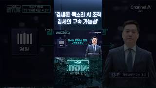 "김새론 목소리 AI 조작 김세의 구속 가능성" #뉴스A시티라이브 #shorts