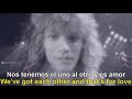 Bon Jovi - Livin' On A Prayer | Subtitulada Español - Lyrics English