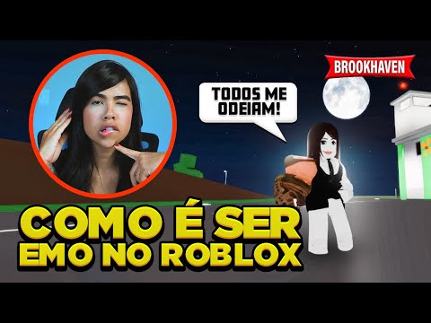 ME EXCLUÍRAM SÓ PORQUE EU SOU EMO EM BROOKHAVEN 