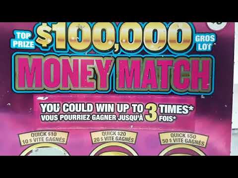 Money Match - New Scratch Ticket By OLG for $5