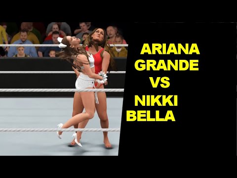 WWE 2K17 Ariana Grande vs Nikki Bella
