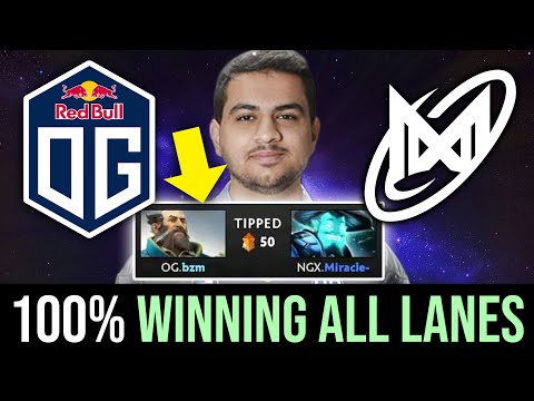 OG vs NIGMA — 100% Winning ALL LANES