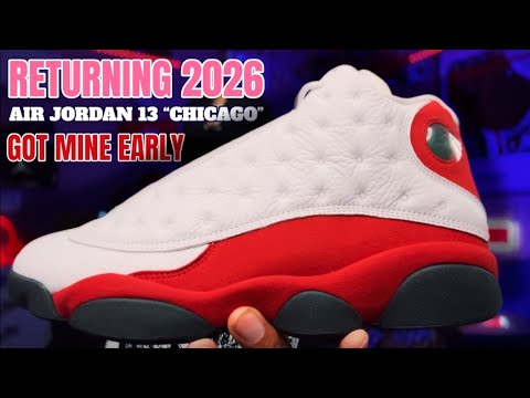 THE AIR JORDAN 13 “CHICAGO” RETURNS 2026 BUT I GOT MINE EARLY ! 🤯🤯