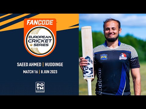 POTM: S.Ahmed - HUD vs SIK | Highlights | FanCode ECS Sweden | 8 June 2023 | ECS23.431