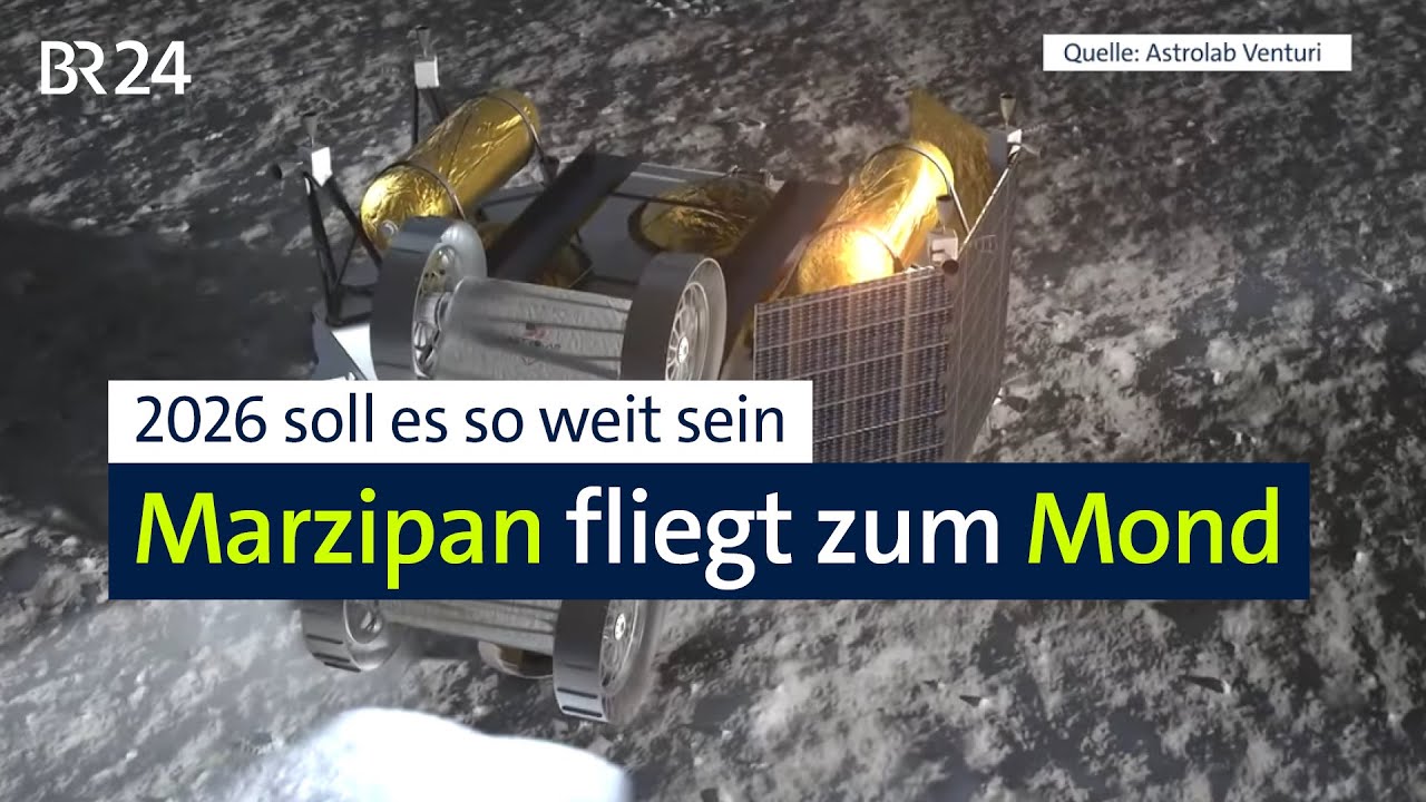 Marzipan aus Bayern fliegt zum Mond | Abendschau | BR24