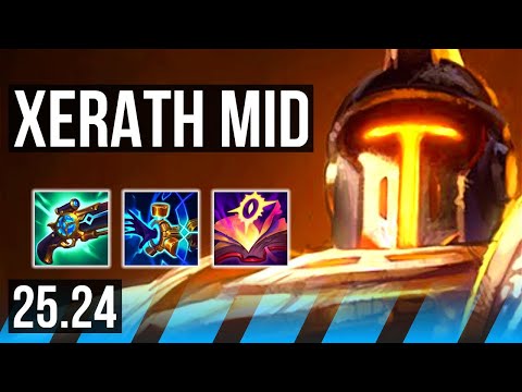 XERATH vs SYNDRA (MID) | 13/0/18, 53K damage | EUW Master | 25.24
