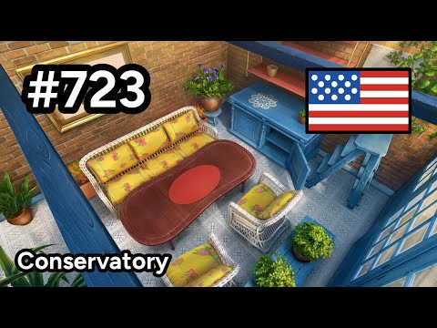 #723 🇺🇸 (📕2-📄45-3) - Conservatory - June's Journey