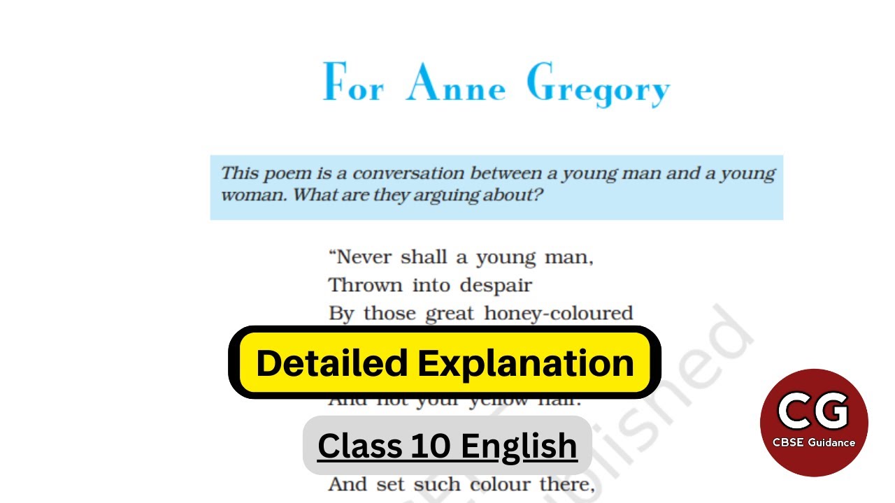 "For Anne Gregory" Class 10: Yeats's Guide to Real vs. Fake Love 💖 (Hint: It's not Hair!) 👩‍🦰