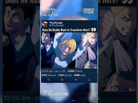 One Bite Away from Becoming the Colossal Titan☠️