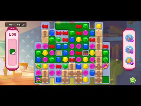 Level 619 homescapes super hard level with 7 moves leftover