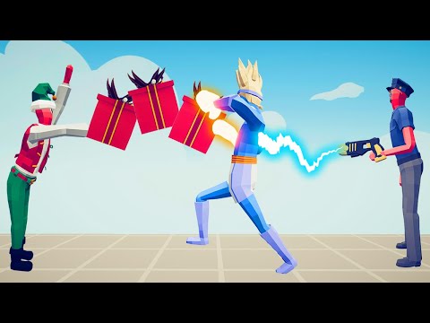TASER + PRESENT ELF vs EVERY UNIT | TABS Totally Accurate Battle Simulator