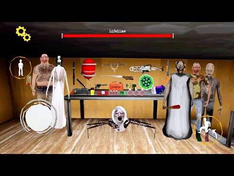 All New Unlimited Weapons Room Vs The Twins & Granny Family With Spider Mom - The Twins Update