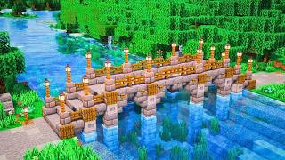 CÓMO CONSTRUIR UNA PUENTE EN MINECRAFT - Tutorial