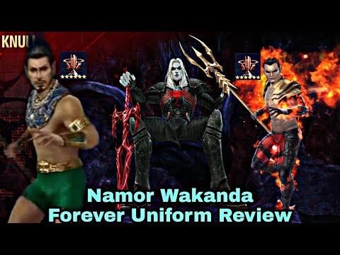 Namor Wakanda Forever Uniform Review & Old Uniform VS New Uniform Comparison - Marvel Future Fight