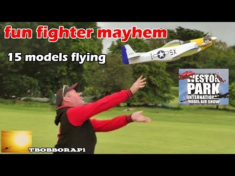 15 X CAMBRIA FUNFIGHTERS MAYHEM RC DISPLAY - WESTON PARK INTERNATIONAL - 2019