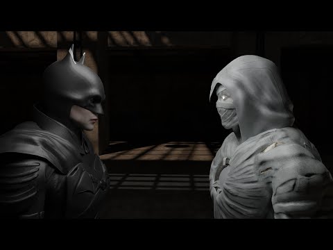 MOON KNIGHT VS BATMAN |  Fight Animation Trailer