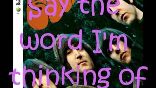 The Beatles- The Word *lyrics*
