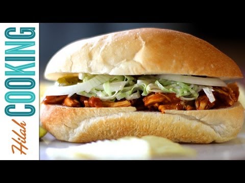 How to Make BBQ Chicken Sandwich | Hilah Cooking