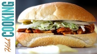How to Make BBQ Chicken Sandwich | Hilah Cooking