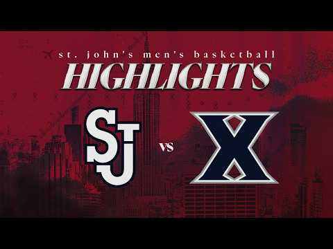 St. John's MBB vs Xavier Highlights 2.9.2026
